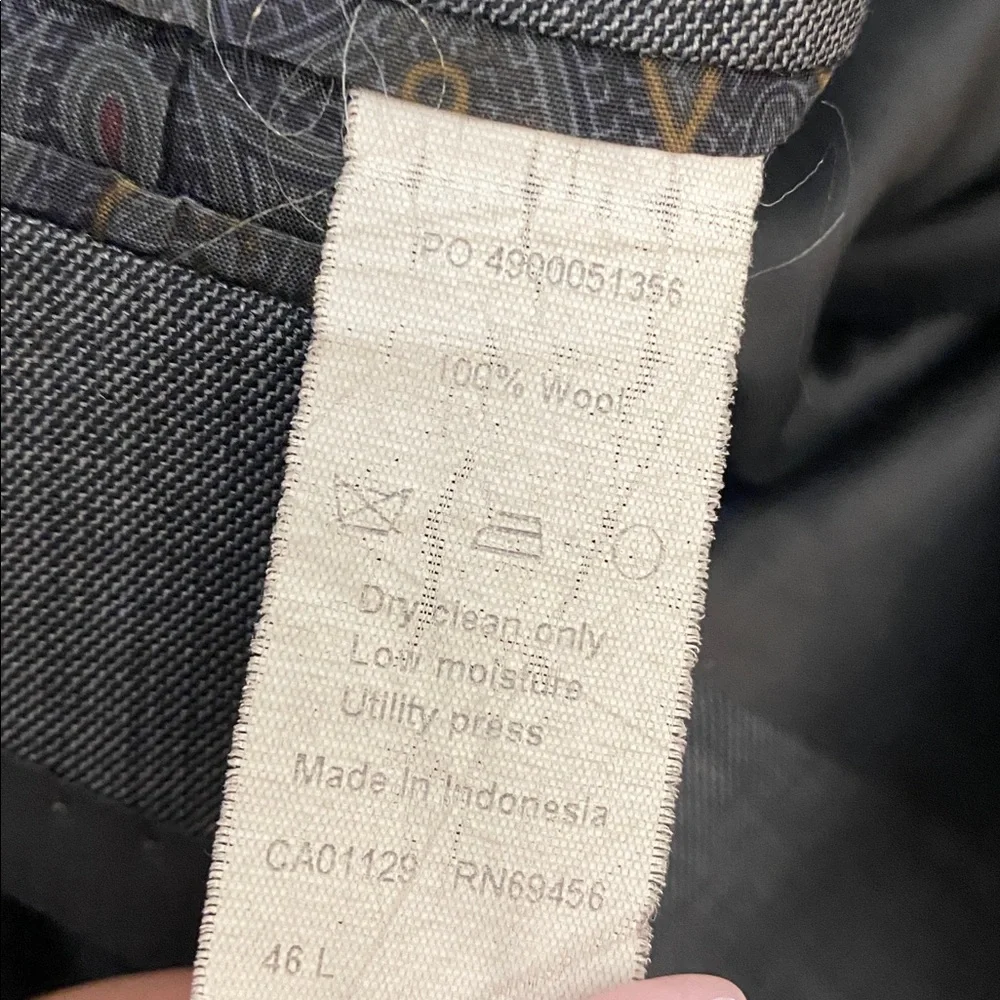 Ralph Lauren Wool Men's Gray Vintage Suit Blazer - Picture 3 of 16